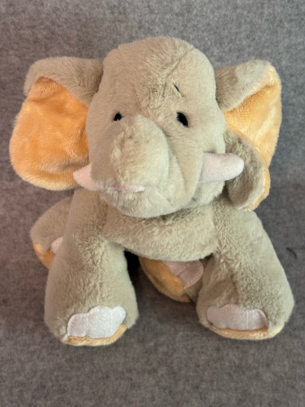Ganz Webkinz Velvety Elephant Gray Plush Stuffed Animal Toy No Code 11"